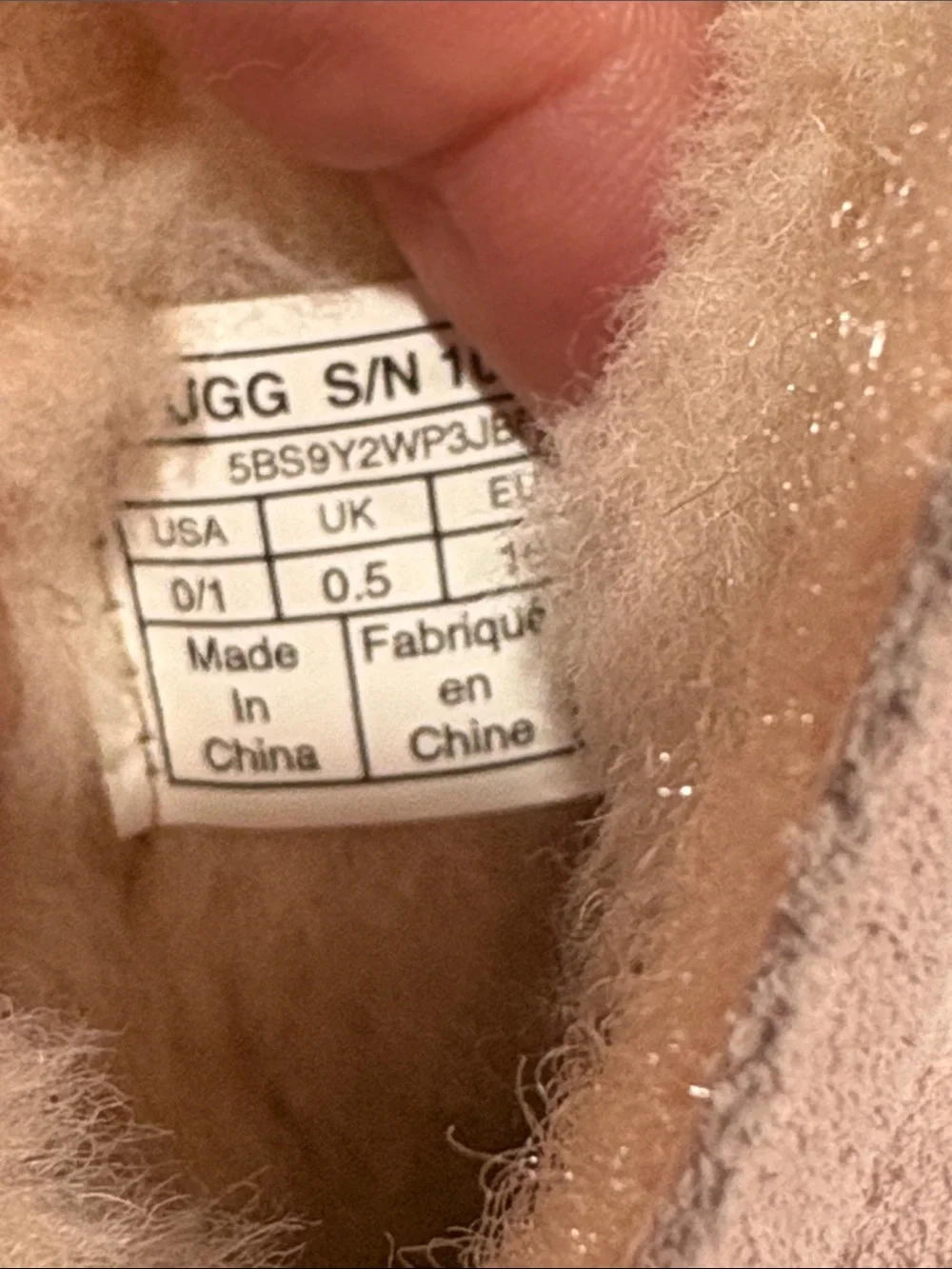 UGG Pink Suede Toddler Slip On Booties Boots